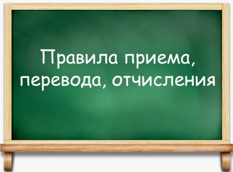 Правила приема, перевода, отчисления.