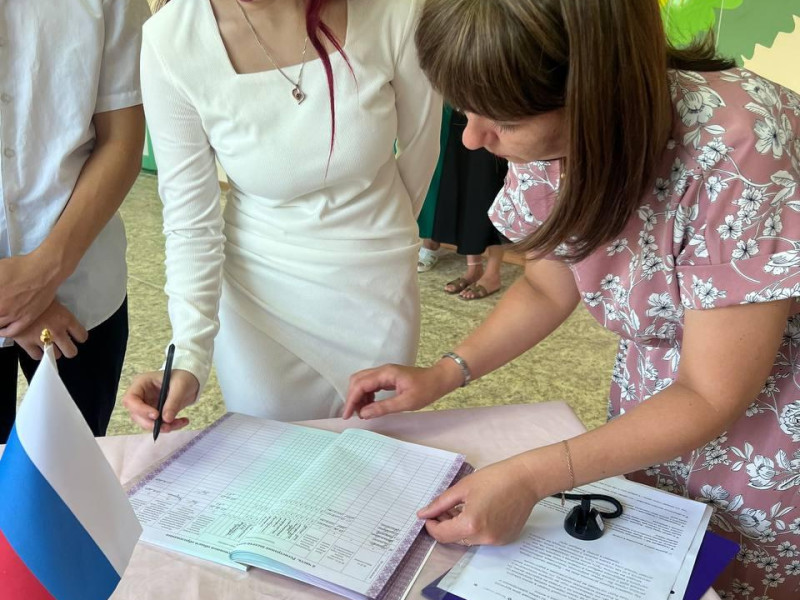 Выпускники 9 класса.